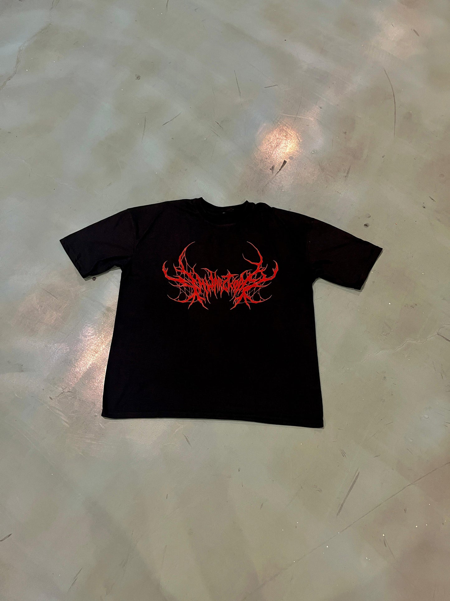 CRIMSON Y2K Oversized Tee