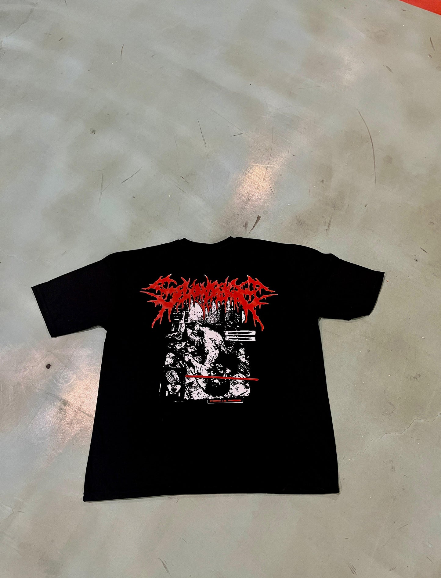 CRIMSON Y2K Oversized Tee